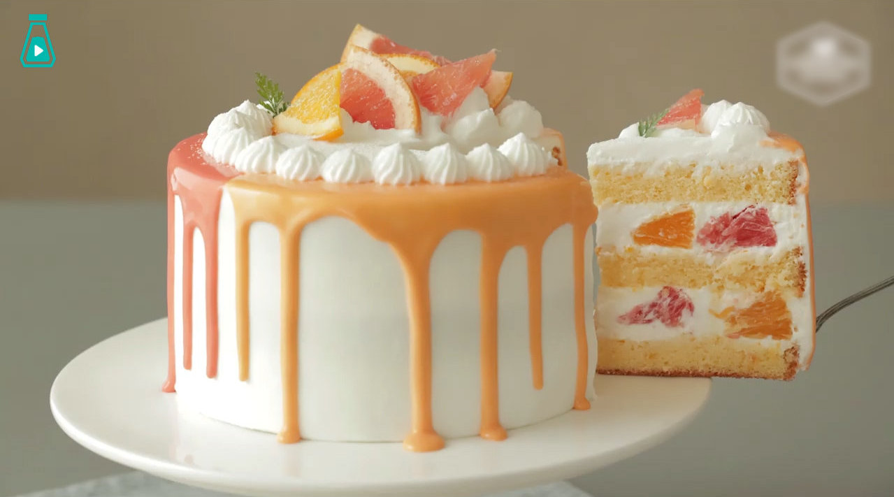 Mandarin Cream Cake