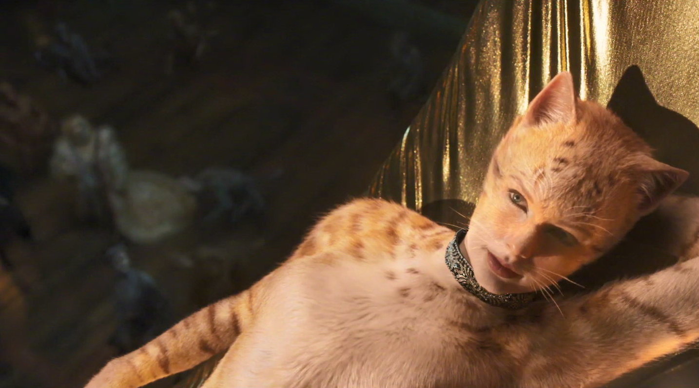 taylorswift在猫电影版预告里的造型动图zt