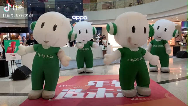 oppo小欧和vivo小胖斗舞c位这个小欧午饭加鸡腿zt