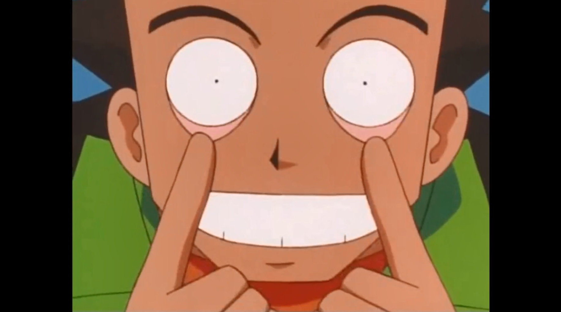 宝可梦动画系列经典回顾第七期小刚扮鬼脸不慎开眼