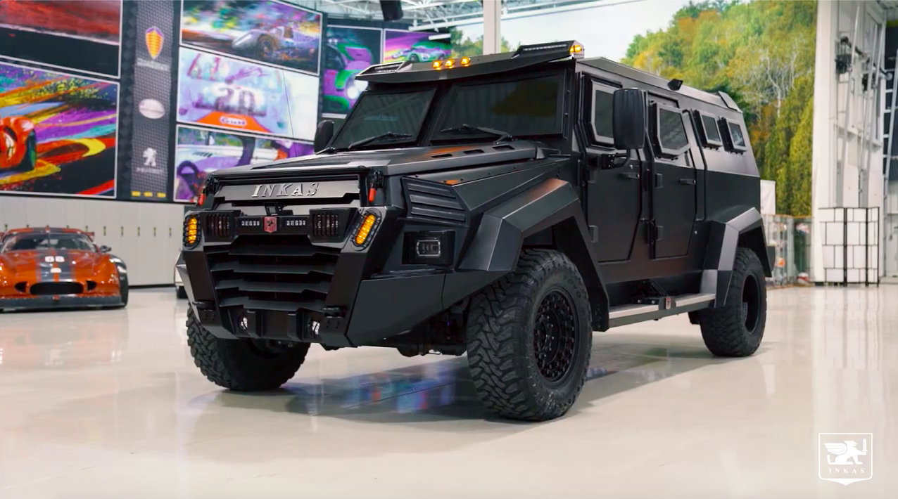 inkas公司推出sentry装甲越野车,基于福特f-550改造,什么水平?